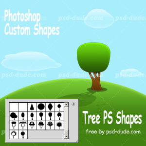 Photoshop Tree Shapes
