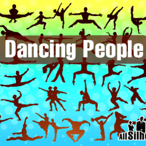 Photoshop Vector Dance Shapes and Silhouettes